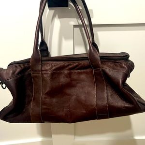 Adventure bound leather travel bag